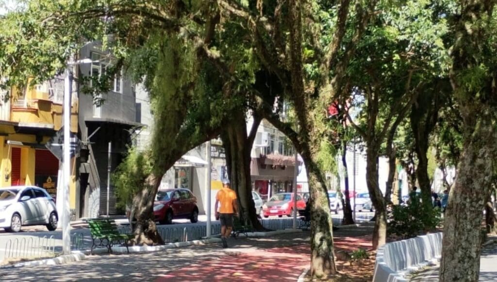 Caminhada urbana em Florianópolis