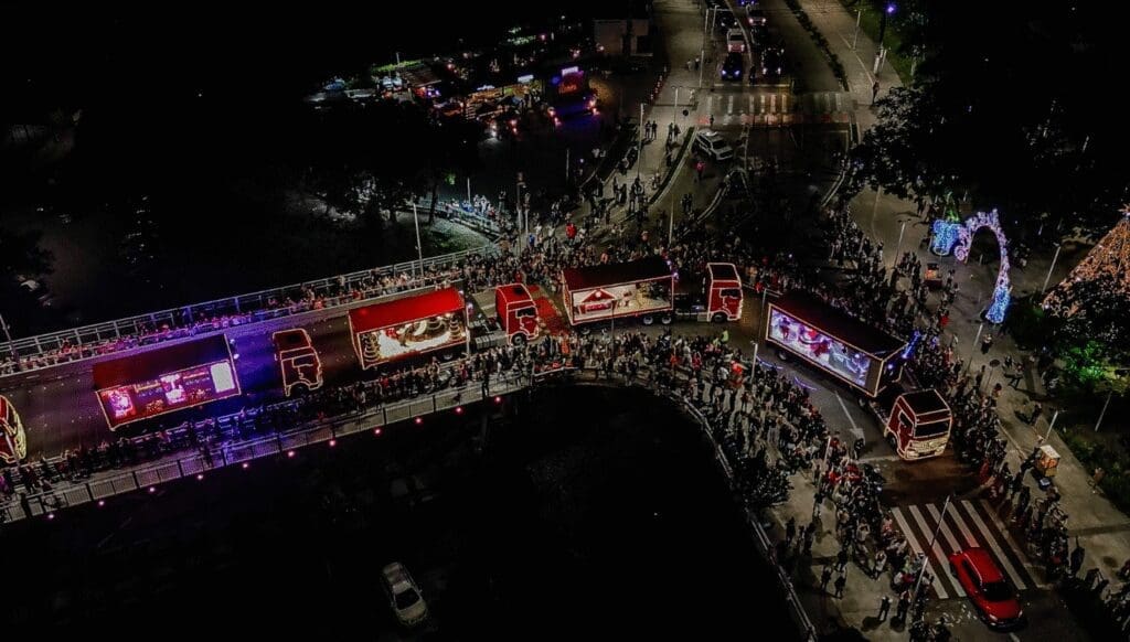Caravana de Natal da Coca-Cola Florianópolis