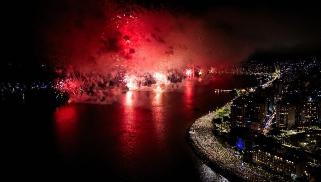 fotos virada do ano floripa