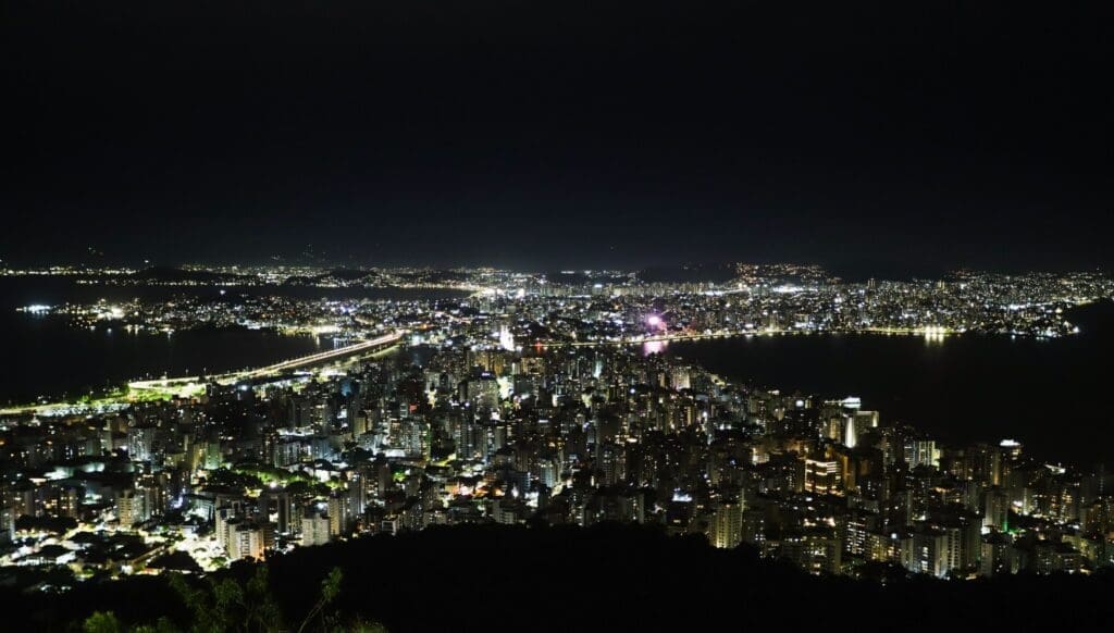 vista panorâmica de Florianópolis